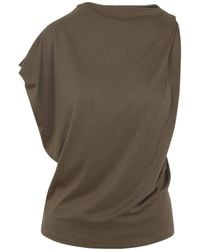 Jacquemus - Dark The Drap Cotton Top - Lyst