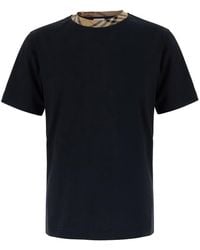 Burberry - T-Shirt Ryan Cotton T-Shirts - Lyst