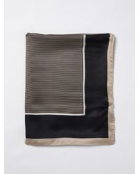 Saint Laurent - Cassandre Printed Silk Scarf - Lyst