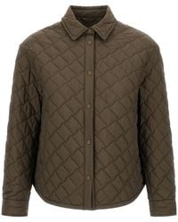 Herno - Quilted Ecoage Waterproof Shacket - Lyst