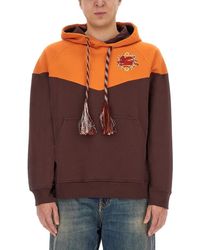 Etro - Hooded Sweatshirt With Logo - Lyst