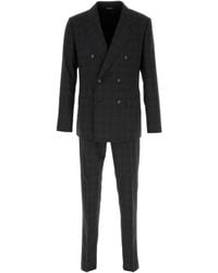 Dolce & Gabbana - Embroidered Stretch Wool-Blend Suit For - Lyst