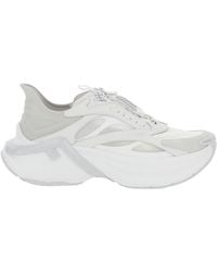 Fendi - 'F-Light' Low Top Sneakers With Ff Motif On The Side And Chunky Sole - Lyst