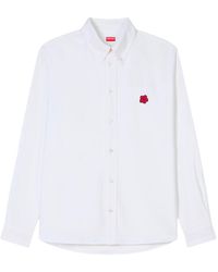 KENZO - Boke Flower Crest Casual Shirt - Lyst
