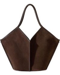 Hereu - Calella Suede Leather Tote Bag - Lyst