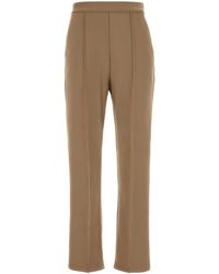Max Mara - Camel Stretch Nylon Teismo Pant - Lyst