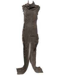 Rick Owens - Drkshdw Distressed-Effect Panelled Dress - Lyst