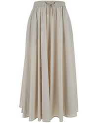 Herno - Maxi Dress With Drawstring - Lyst