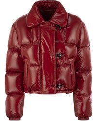 Fay - 3-Hook Cropped Down Jacket - Lyst