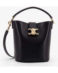 ショルダーバッグ・ポシェット [CELINE] Louise Small leather bucket bag Celine Louise Small Leather Bucket Bag Women's Brown | eBay