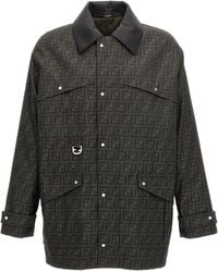 Fendi - Ff Jacquard Jacket - Lyst