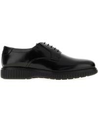 Ferragamo - Solid Sandro Lace Ups Shoes - Lyst