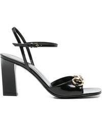 Gucci - Signora 85Mm Heeled Sandals - Lyst