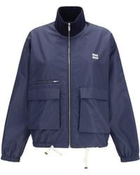 Miu Miu - Technical Canvas Jacket - Lyst