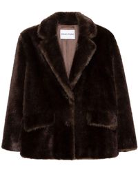 Stand Studio - Evyn Faux Fur Jacket - Lyst