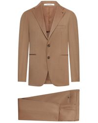 Tagliatore - Vesuvio Single-Breasted Herringbone Suit - Lyst