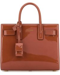 Saint Laurent - Brick Leather Nano Sac De Jour Handbag - Lyst