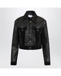 Versace - Slim Leather Blouson - Lyst