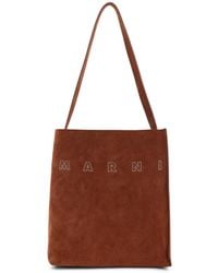 Marni - Cigar Small Museo Hobo Bag - Lyst