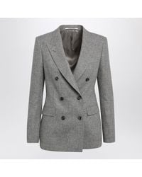 Tagliatore - Double-Breasted Jacket With Herringbone Pattern - Lyst