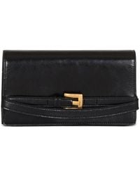 Balmain - Shuffle Leather Wallet On Chain - Lyst