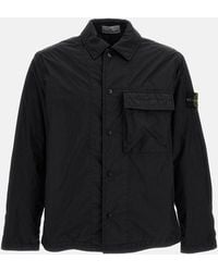 Stone Island - Lightweight Technical Nylon Jacket With Iconic Badge - Lyst