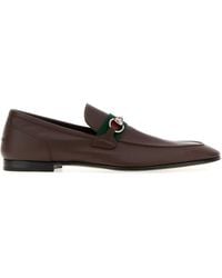 Gucci - Leather Loafers - Lyst