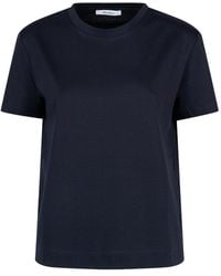 Max Mara - Embroidered Logo T-Shirt - Lyst