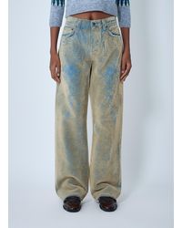 Acne Studios - Flocked Denim Jeans - Lyst