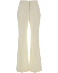 Givenchy - Ivory Wool Pant - Lyst