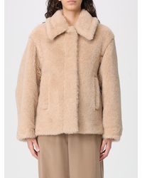 Max Mara - Faux Fur Jacket - Lyst
