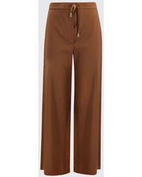 Max Mara - Virgin Wool Drawstring Trousers - Lyst
