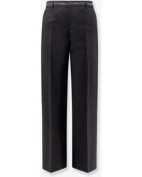 Gucci - Wool Trousers With Detail - Lyst