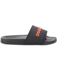 DSquared² - Dsquared Sandal With Logo - Lyst