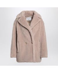 Max Mara - Teddy Bear Icon Coat Short Sand - Lyst