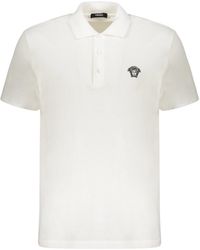 Versace - Logo Polo T-Shirt - Lyst