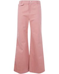 Chloé - Boot Cut High Waist Trousers - Lyst