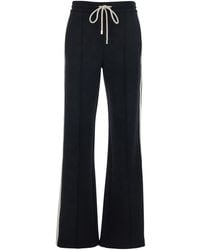 Max Mara - 'S Maxmara 'Vento' Pants With Drawstring Waist And Side Striped Detail - Lyst