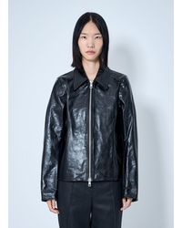 Our Legacy - Mini Top Dyed Leather Jacket - Lyst