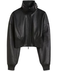 Sportmax - Leather Jacket - Lyst