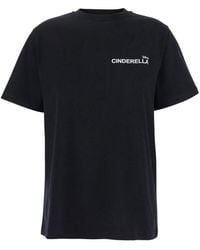 Coperni - 'Cinderella' T-Shirt With Logo Printed On The Front And Print On The Back - Lyst