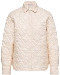 Moncler - Diamond Quilted Padded Shirt Jacket - Lyst