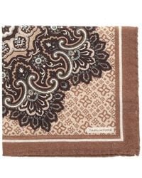 Tagliatore - Wool Pocket Square - Lyst