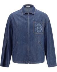 Loewe - Cotton Zip Jacket - Lyst
