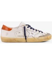 Golden Goose - Deluxe Brand Super-Star Penstar Classic With List Leather Low-Top Sneakers - Lyst
