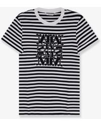 Max Mara - Mxmruta Cotton T-Shirt With Front Embroidery - Lyst