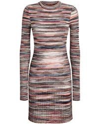 Missoni - Mélange-Effect Mini Dress - Lyst