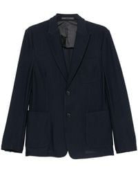 Giorgio Armani - Icon Single-Breasted Blazer Jacket - Lyst