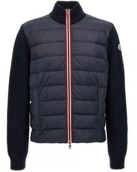 Moncler Maglione Tricot Cardigan in Blue for Men | Lyst Moncler Maglione Tricot Cardigan in Blue for Men | Lyst