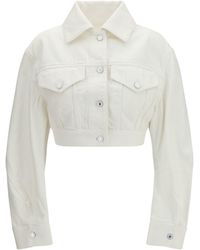 Givenchy - Cocoon Reversed-Effect Raw Denim Jacket - Lyst